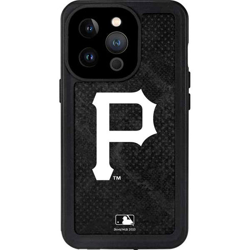 MLB Pittsburgh Pirates Dark Wash iPhone 15 Pro Waterproof Case